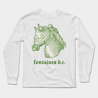 Fontaines DC • • • Retro Fan Design Long Sleeve T-Shirt